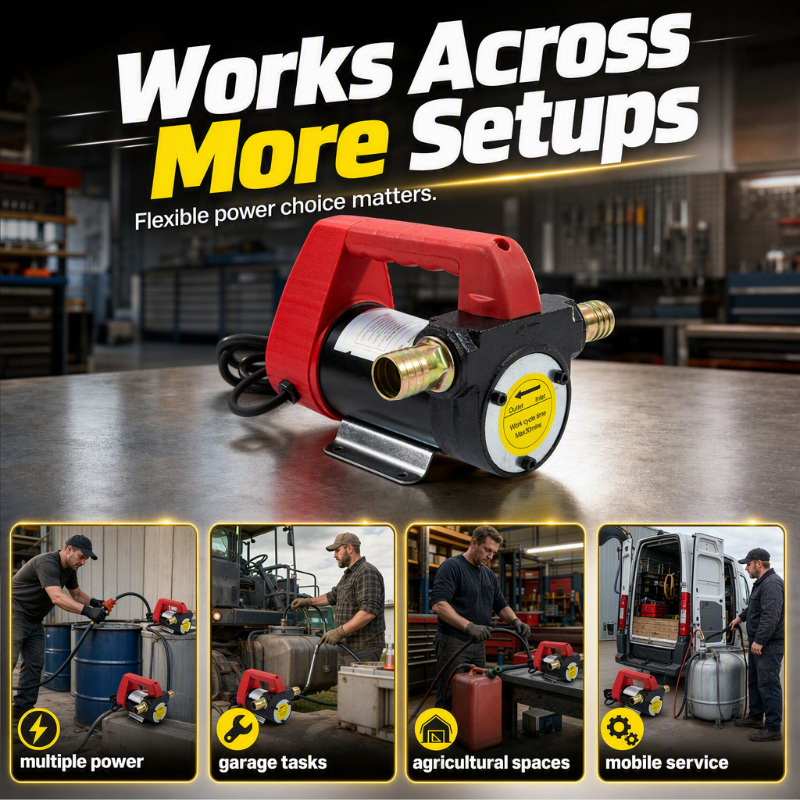 ⛽ 50% OFF NOW! 🚜 Diesel Transfer Pump – 25GPM Flow– Move Fuel Fast for Farms, Garages & Job Sites ⚡
