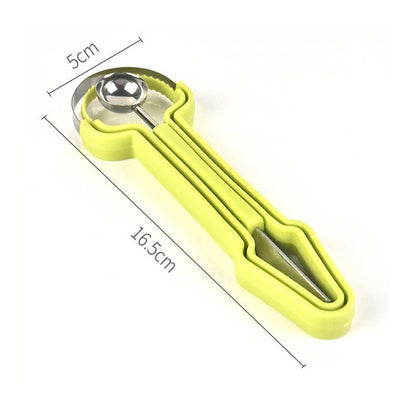 🐕2026 HOT SALE🥳💞50K+ SOLD! 🛡️3-in-1 Stainless Steel Melon Baller Scoop Tool Kit