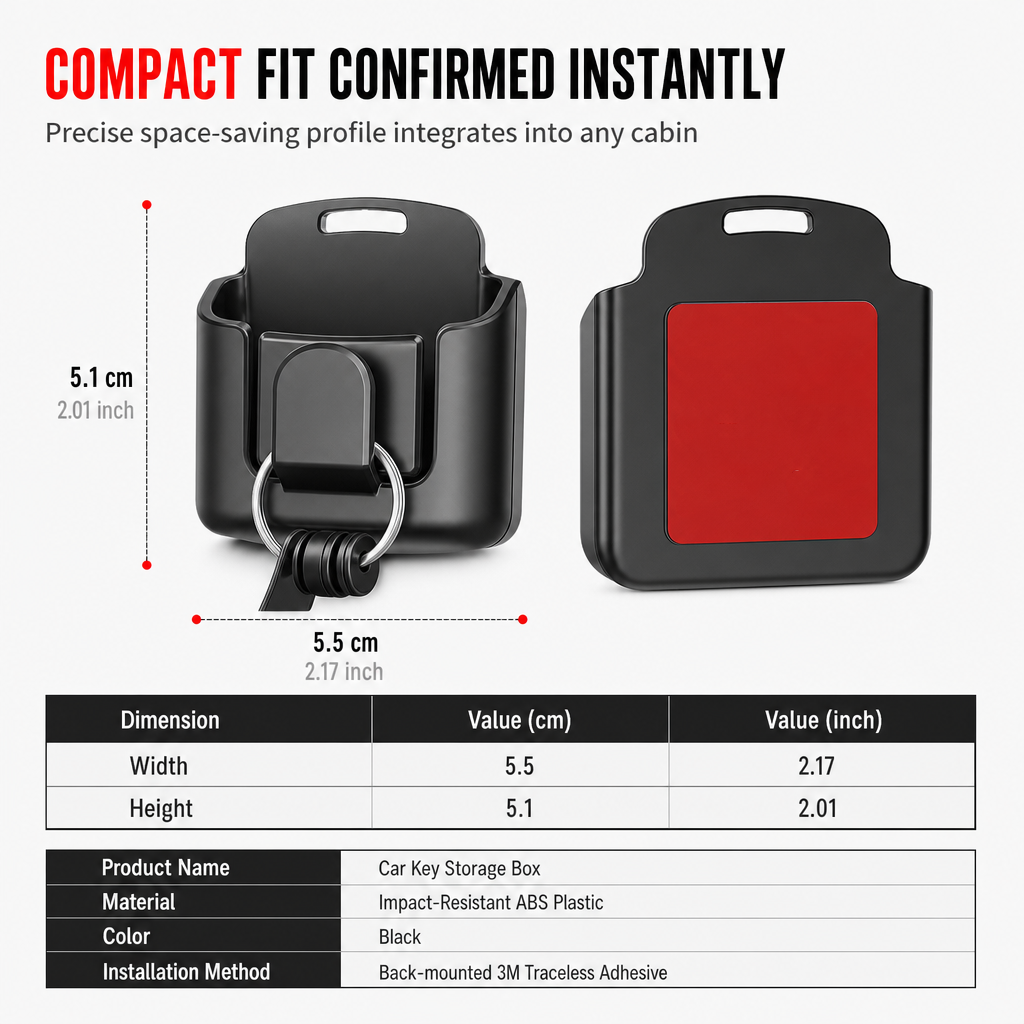 🥳 Best Seller 🥳💞 Buy 1 Get 1 Free! Car Key Fob Holder with Hook