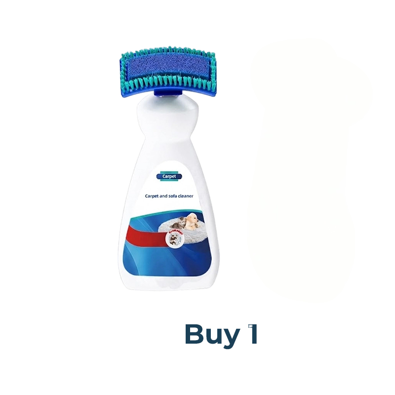 🧼 No-Rinse Carpet & Sofa Cleaner – Upholstery Cleaner with Built-In Brush