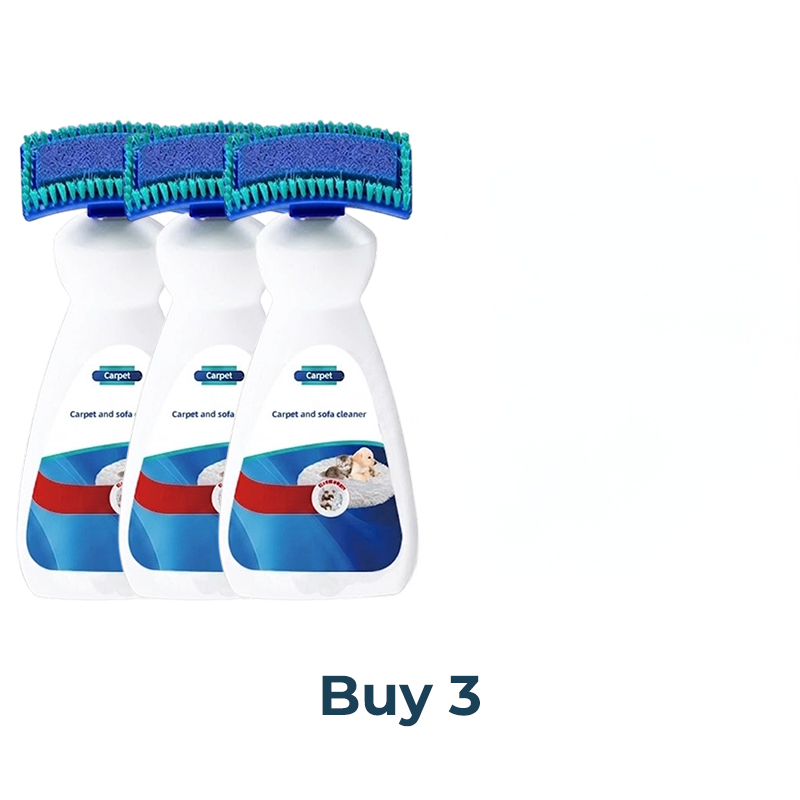 🧼 No-Rinse Carpet & Sofa Cleaner – Upholstery Cleaner with Built-In Brush