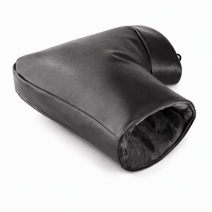 Winter Motorcycle Handlebar Muffs Thick Fleece Lined Windproof Cold Weather Gloves for Electric Scooters with Reflective Strip 1 Pair