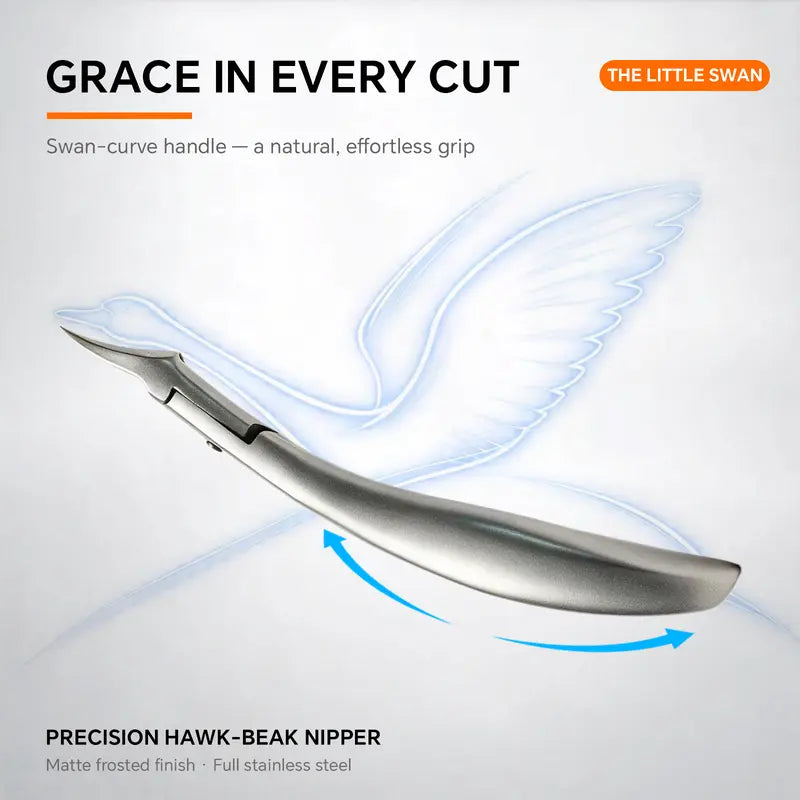 📢50% OFF !! ⏰Stainless Steel Ingrown Toenail Clipper and Dead Skin Nipper 2 Piece Manicure Set