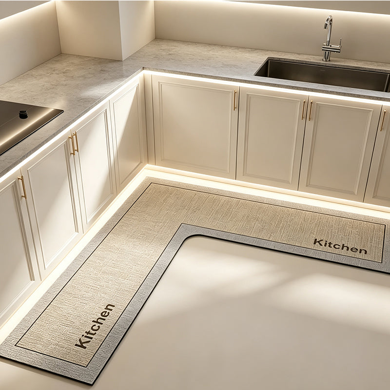 🏠 50% OFF! 💧 L-Shaped Kitchen Mat – Quick-Drying, Non-Slip & Comfortable Floor Protection for a Cleaner Kitchen ✨