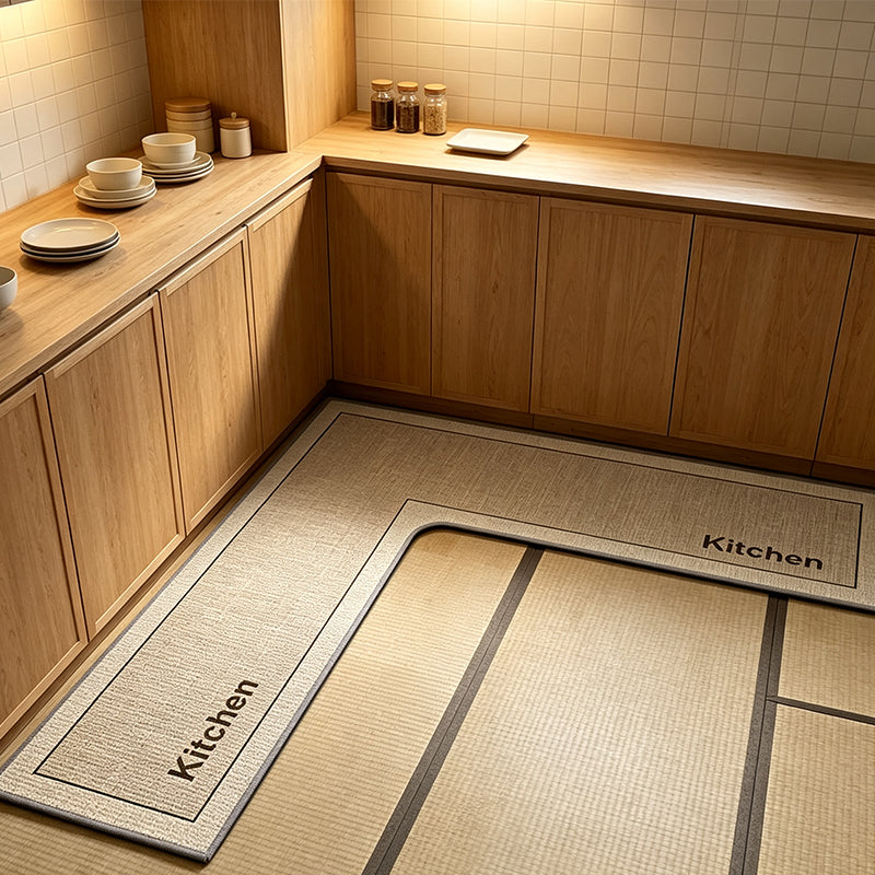 🏠 50% OFF! 💧 L-Shaped Kitchen Mat – Quick-Drying, Non-Slip & Comfortable Floor Protection for a Cleaner Kitchen ✨
