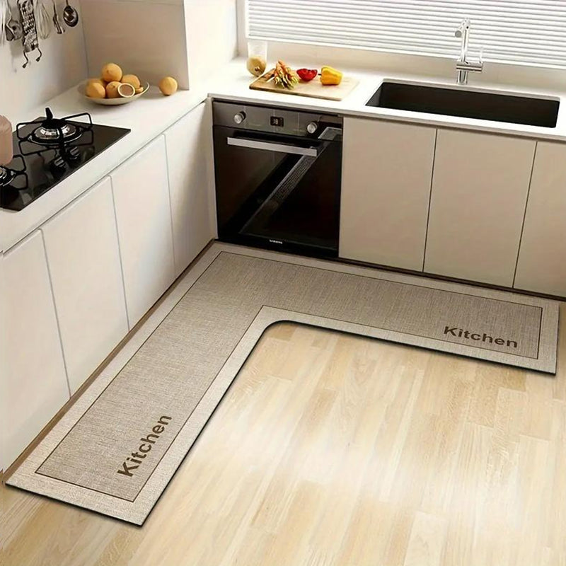 🏠 50% OFF! 💧 L-Shaped Kitchen Mat – Quick-Drying, Non-Slip & Comfortable Floor Protection for a Cleaner Kitchen ✨