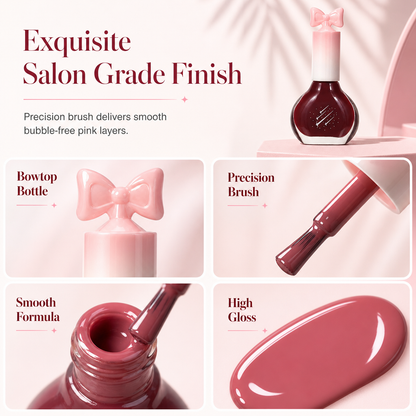 💅 50% OFF NOW! Quick-Dry Waterproof Oil-Based Nail Polish – Fast-Drying, Water-Resistant & High-Gloss Finish – Perfect for a Flawless Pink Manicure ✨