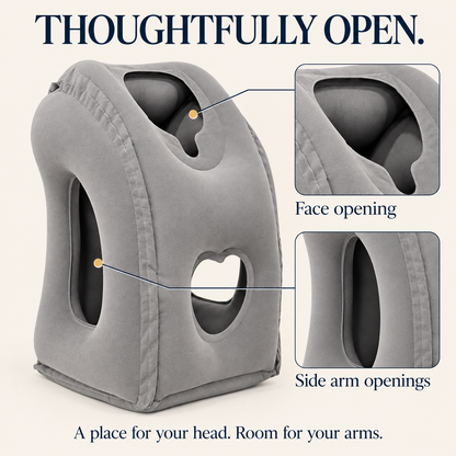 Face opening and side arm openings