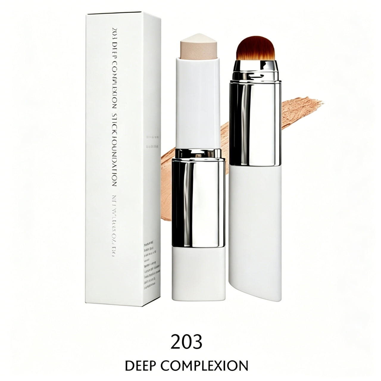 Dual-Ended Color Matching Foundation Stick with Built-In Blending Brush🤍